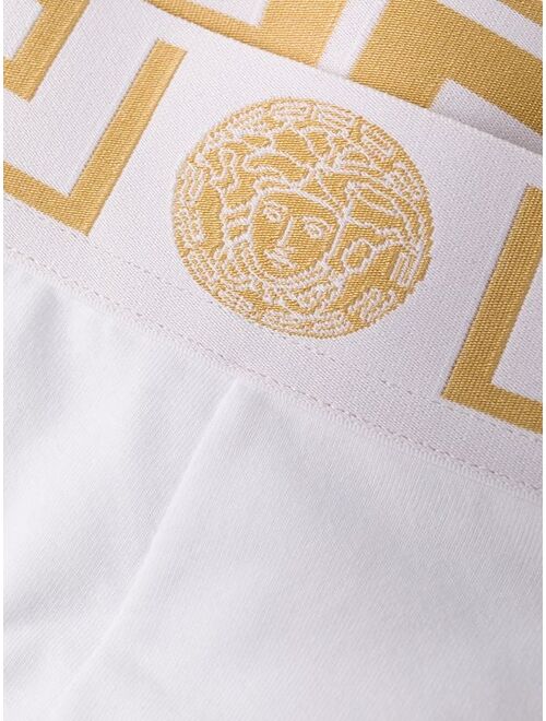 Versace logo-jacquard briefs