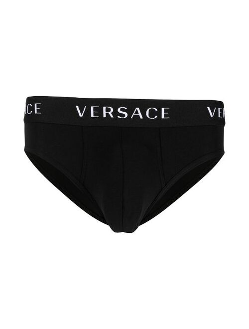 Versace three-pack logo briefs