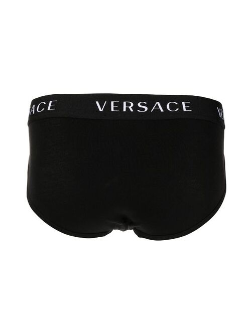 Versace three-pack logo briefs