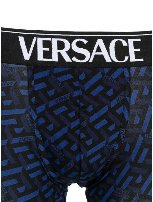 Versace Greca Signature Print trunks