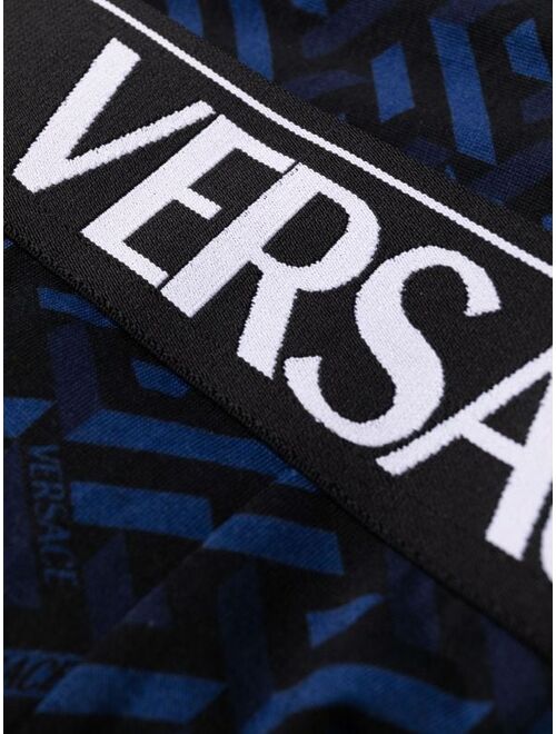 Versace La Greca print boxers