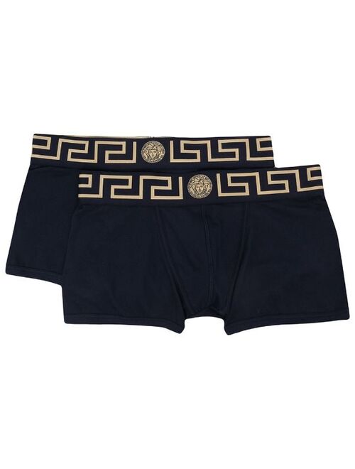 Versace pack of two Greca logo boxers
