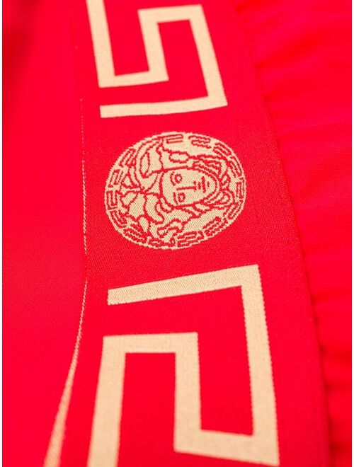 Versace printed two-tone briefs