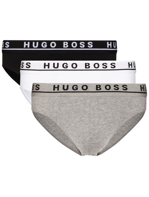Hugo Boss BOSS pack of 3 logo waistband briefs