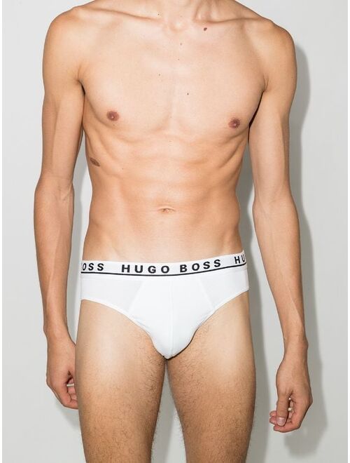 Hugo Boss BOSS pack of 3 logo waistband briefs