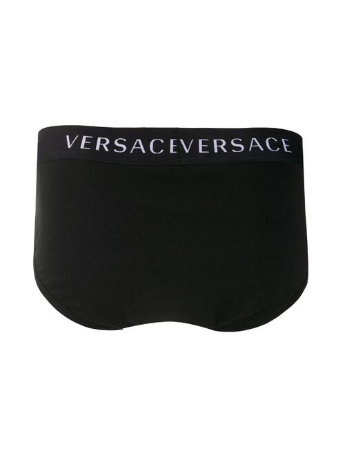 Versace logo band briefs set