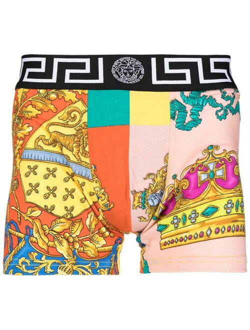 Versace graphic-print boxers