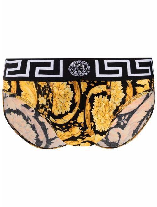 Versace Barocco-print briefs