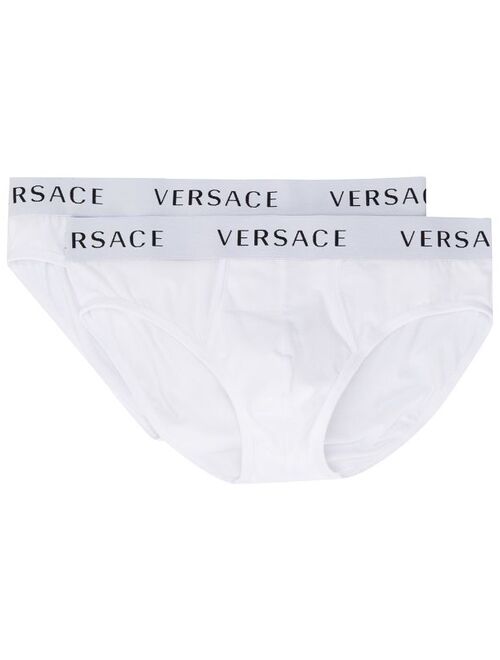 Versace logo band boxers set