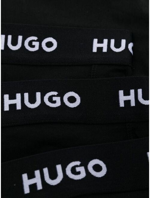 Hugo Boss BOSS logo-waistband boxer briefs 3-pack