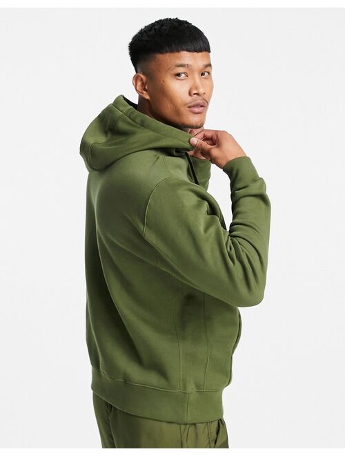 Nike Club fleece hoodie in khaki