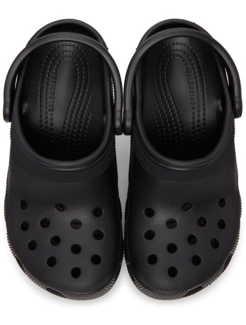Buy Balenciaga Black Crocs Edition Madame Heels online | Topofstyle