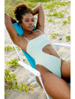 Glimmer Cutout One-Piece Swimsuit