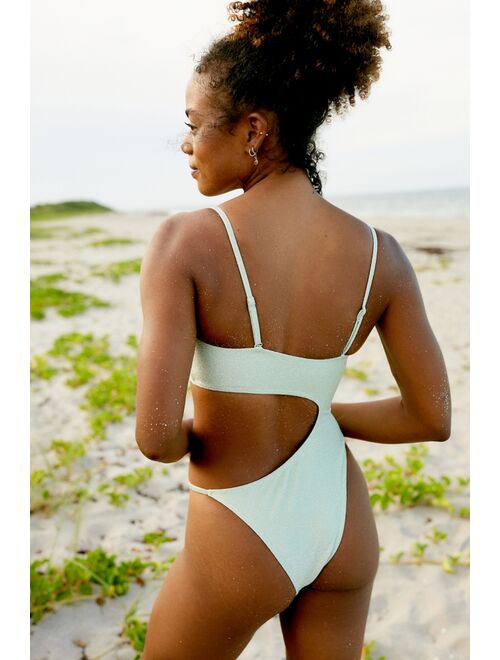 Out From Under Glimmer Cutout One-Piece Swimsuit