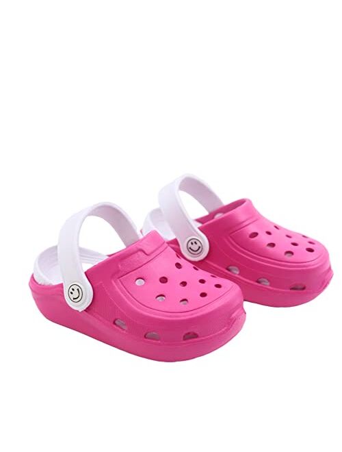 Jiameirui Classic Garden EVA Eco Friendly Clogs for Boys and Girls Breathable Non Slip Pool Slip Ons Lightweight Comfy Beach Sandals Water Shoes for Toddler and Little Ki