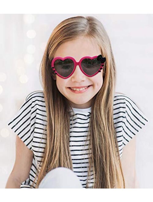 Fancykids 3 PAIRS Kids Children Trendy Pineapple Cat Heart Shaped Sunglasses for Toddler Girls