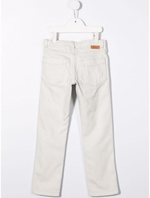 Bonpoint straight-leg cotton trousers