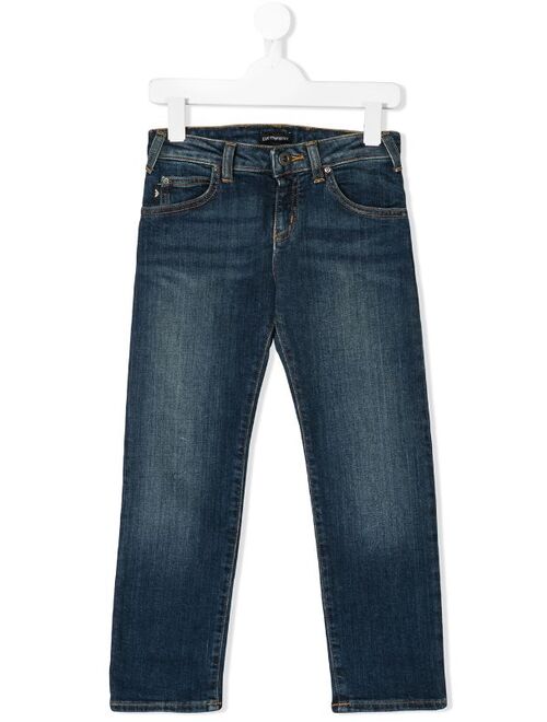 Emporio Armani Kids straight leg denim jeans