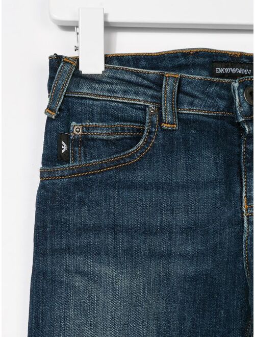 Emporio Armani Kids straight leg denim jeans