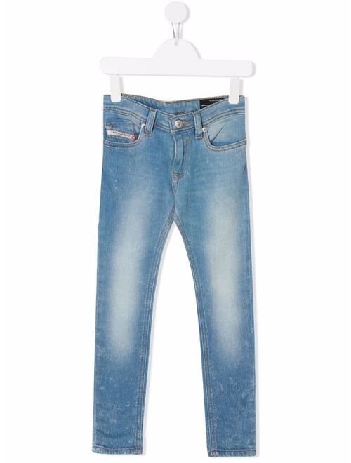 Diesel Kids mid-rise skinny jeans