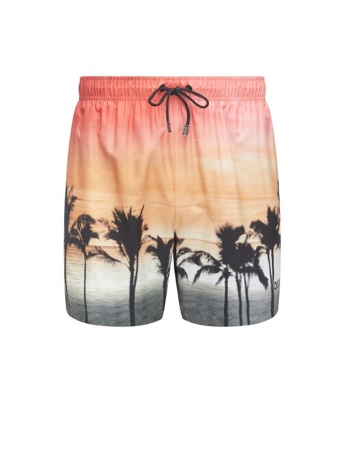 Hugo Boss BOSS Men's Sunset-Print Swim Shorts