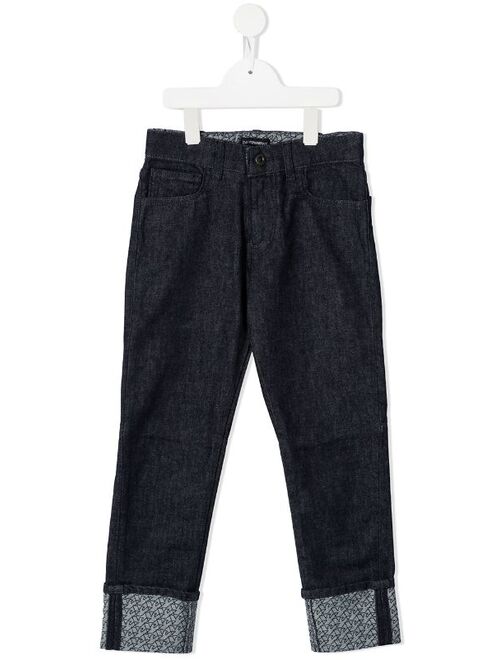 Emporio Armani Kids straight-leg jeans