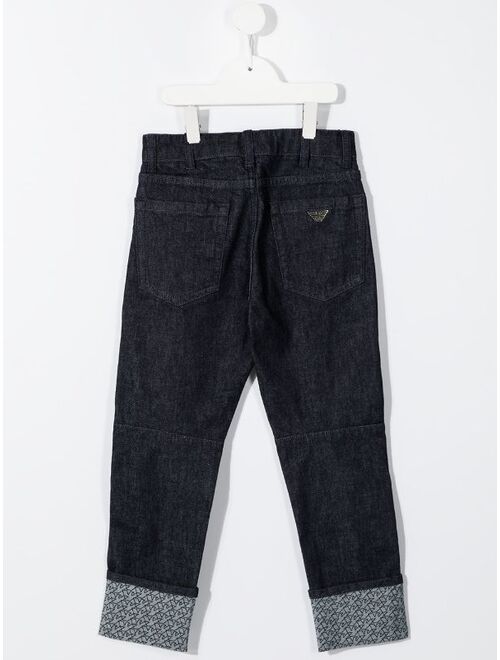 Emporio Armani Kids straight-leg jeans