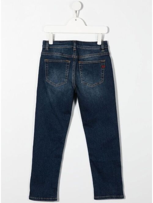 Diesel Kids mid-rise slim fit jeans