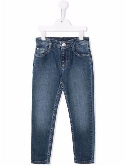 Lanvin Enfant high-rise skinny jeans
