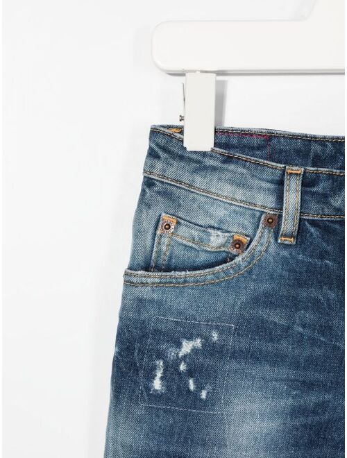 Dsquared2 Kids washed Jean Trousers