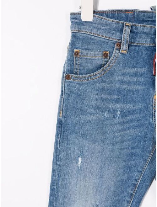 Dsquared2 Kids distressed-detail denim jeans