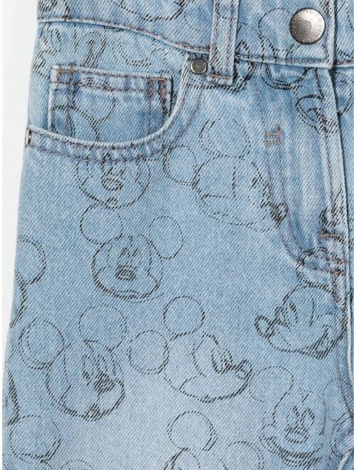 Stella McCartney Kids Mickey Mouse staight-leg jeans