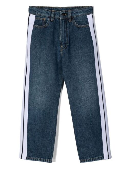 Palm Angels Kids side stripe-detail jeans