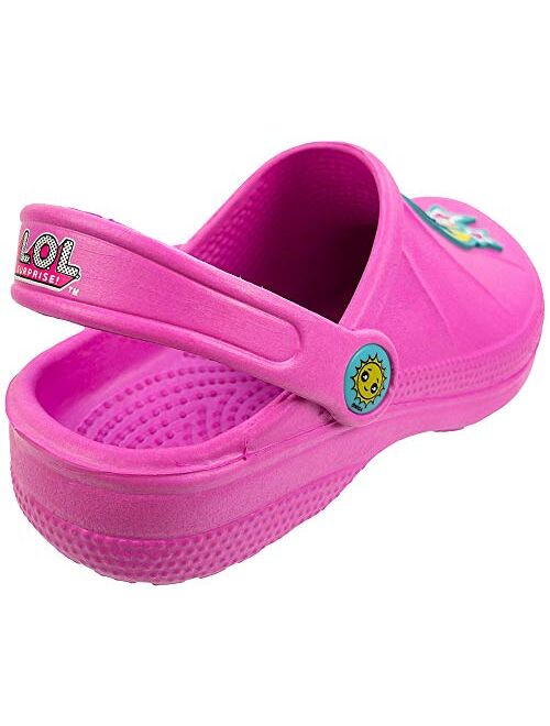 L.O.L. Surprise! Girls Molded Clog with Backstrap,Toddler Size 9 to Kids Size 1