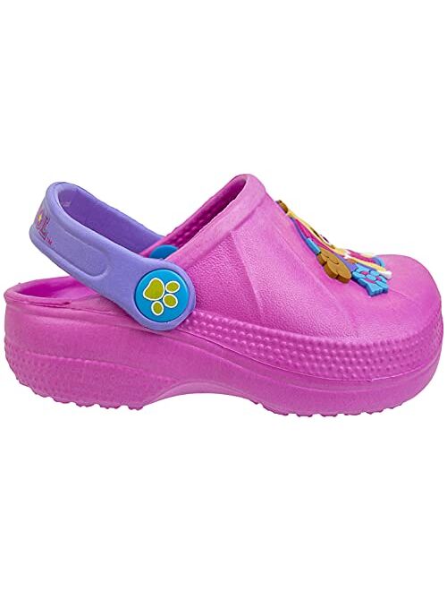 Paw Patrol Toddler Molded Clog with Backstrap, Toddler Size 7 to Kids Size 12
