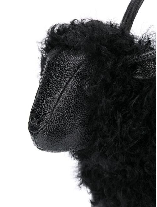 Thom Browne Sheep pebbled leather tote bag