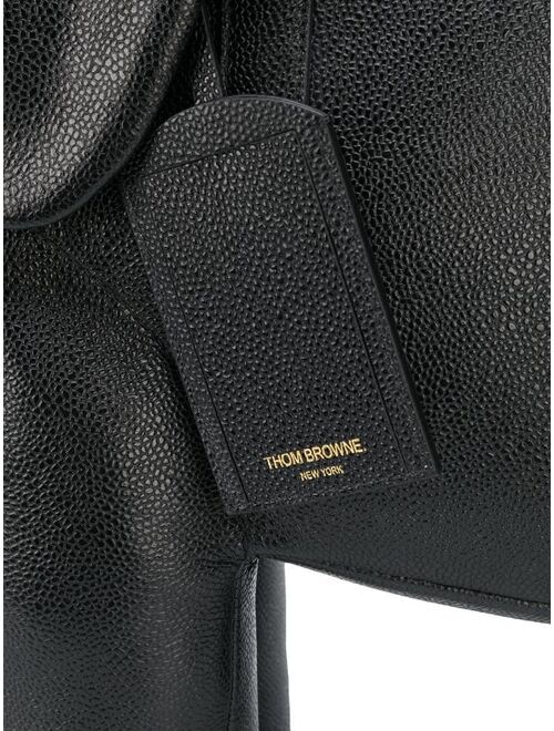 Thom Browne Elephant pebbled leather tote bag