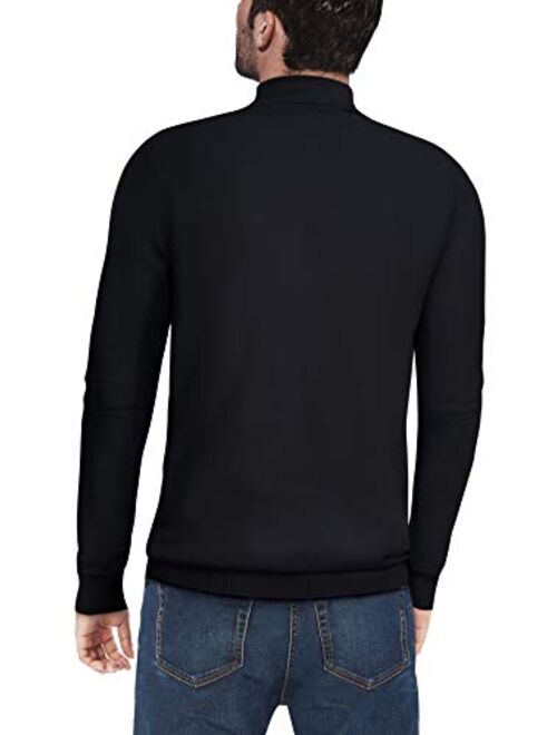 X RAY Mock Turtleneck & Mock Neck Sweater for Men, Slim Fit Pullover with Roll Collar (Regular and Big & Tall)