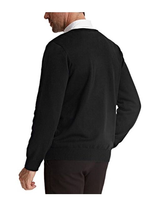PJ PAUL JONES Men's V Neck Pullover Sweaters Classic Long Sleeve Knitting Sweater