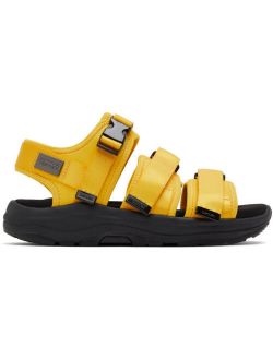 Yellow & Black Suicoke Edition Vega Sandals