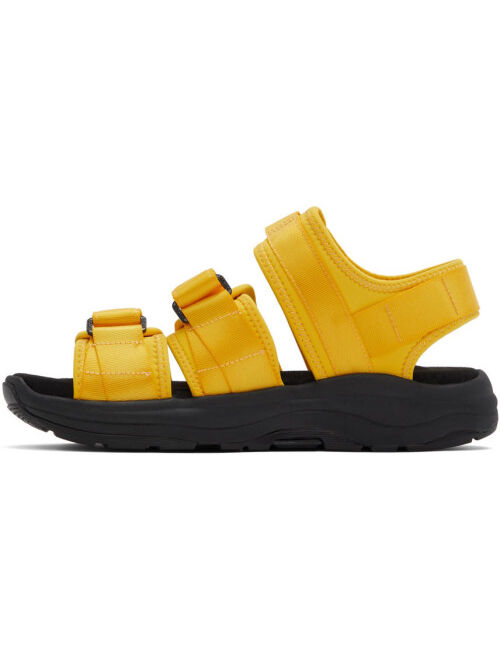 Tom Wood Yellow & Black Suicoke Edition Vega Sandals