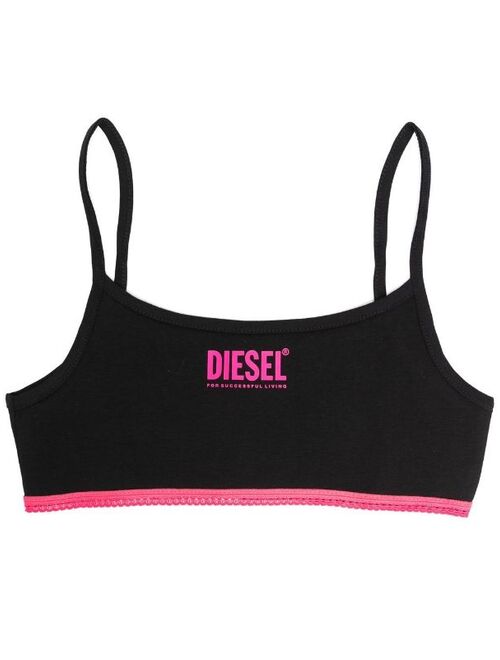 Diesel Kids logo-print detail bra