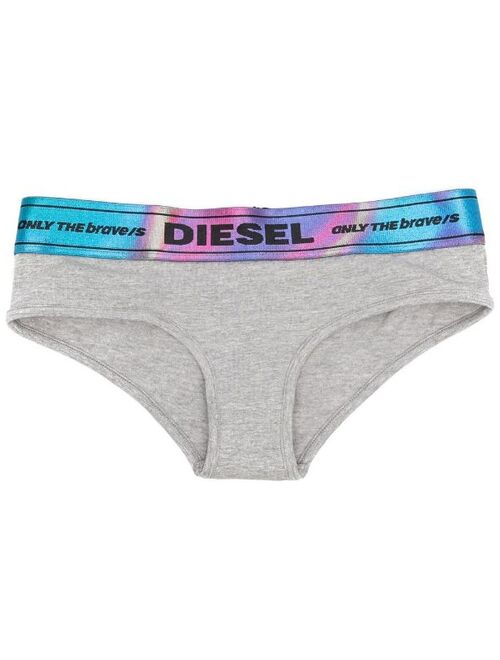Diesel Kids tie-dye-waistband three-pack panties