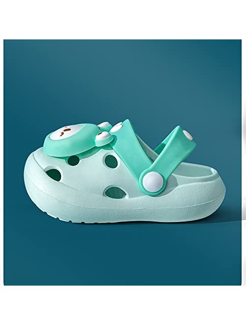 Generic Toddler Clogs,Boys Girls Non-Slip Water Shoes Comfort Cartoon Slides Sandals Slippers for Beach Pool