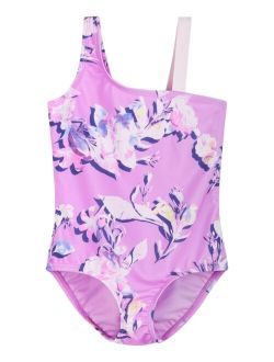 ID IDEOLOGY Toddler & Little Girls Rose-Print Swimsuit, Created for Macy's
