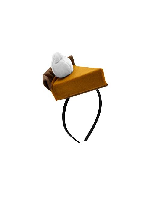 Nicky Bigs Novelties Unisex Adult Mini Food Hat on Headband Costume Party Supplies, One Size