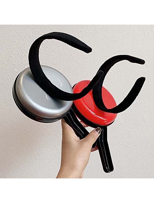 Generic Fake Food Hair Hoop Fun Kids Korean Style Headwear Cartoon Fried Egg Cute Hair Clip Funny Headband Female Hair Accessories(A)