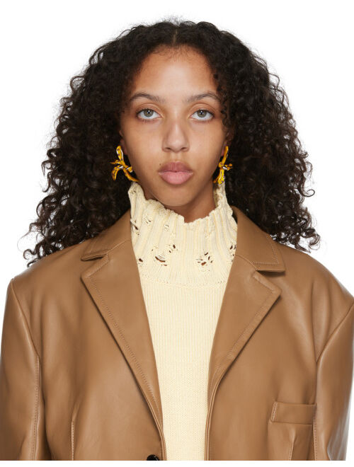 Marni Yellow Flower Earrings
