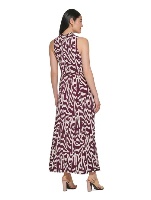 Calvin Klein Women's Printed Sleeveless Maxi Dress