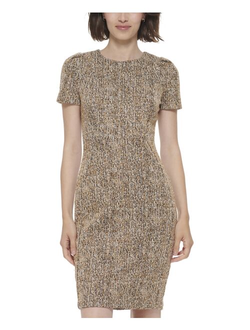 Calvin Klein Tweed Sheath Dress